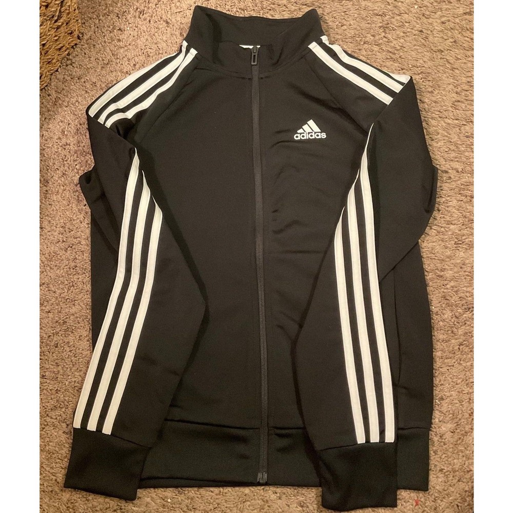 NEW ADIDAS TRACK JACKET PRIMEGREEN ESSENTIALS WARM-UP SLIM 3-STRIPES SIZE XS